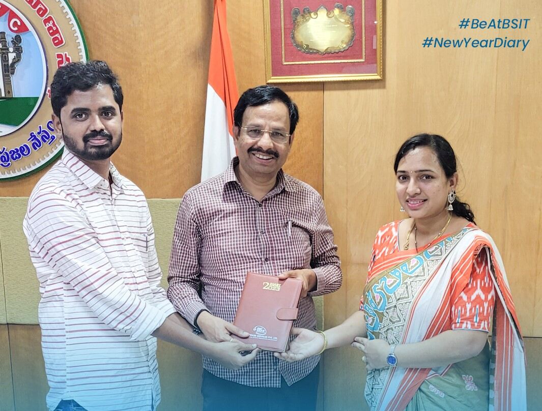 Diary-present-to-Sajjanar-sir-from-BSIT-Software-Services-Web-And-App-Development-Company-In-India