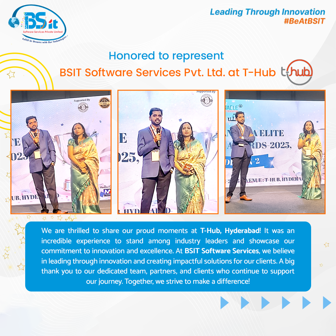 Honored-to-represent-BSIT-Software-Services-Web-And-App-Development-Company-In-India-at-t-Hub
