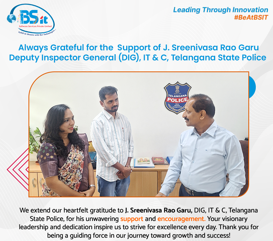 Thank-you-note-to-J-sreenivas-rao-(DIG)-BSIT-Software-Services-Web-And-App-Development-Company-In-India